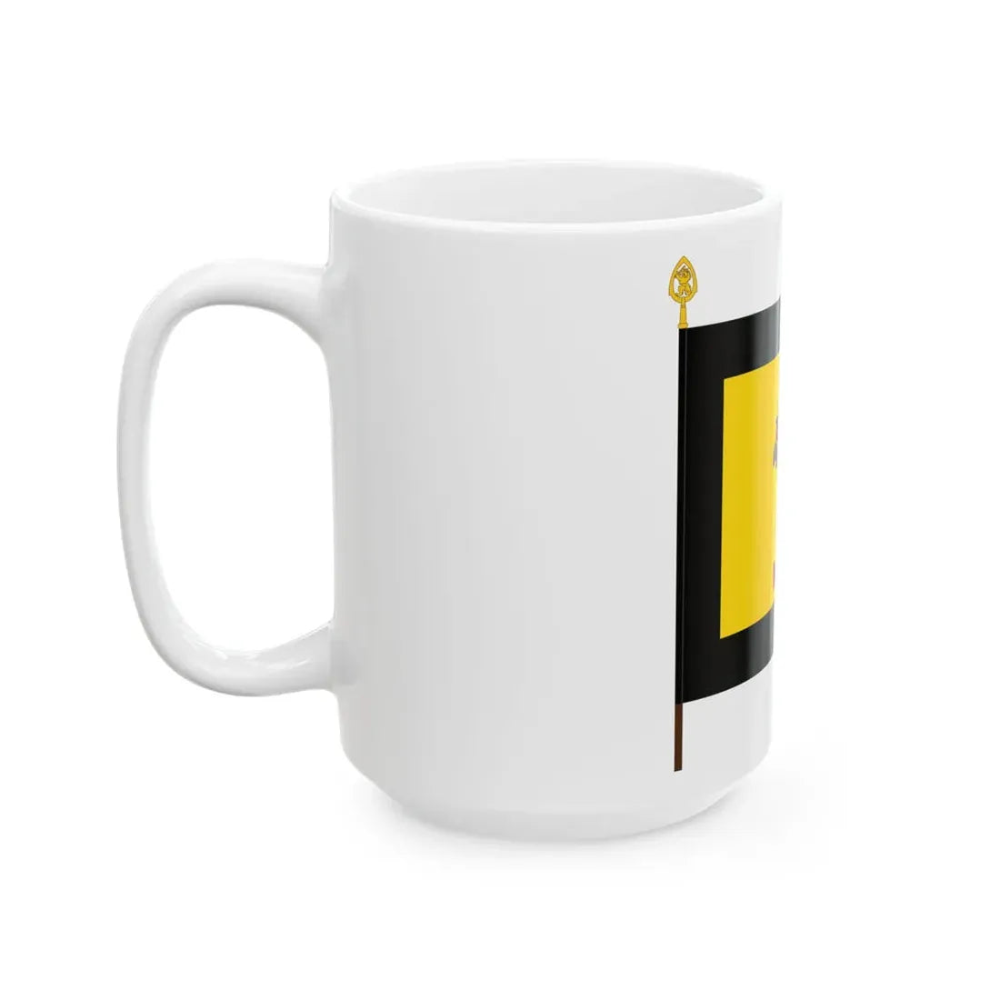 Satakunnan pioneeri- ja viestipataljoonan lippu (Finland) White Coffee Mug - Go Mug Yourself