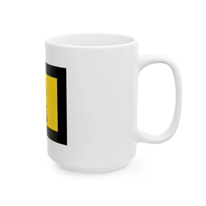 Satakunnan pioneeri- ja viestipataljoonan lippu (Finland) White Coffee Mug - Go Mug Yourself