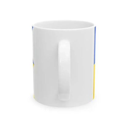 Satakunta-flag (Finland) White Coffee Mug - Go Mug Yourself