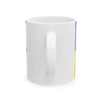 Satakunta-flag (Finland) White Coffee Mug - Go Mug Yourself