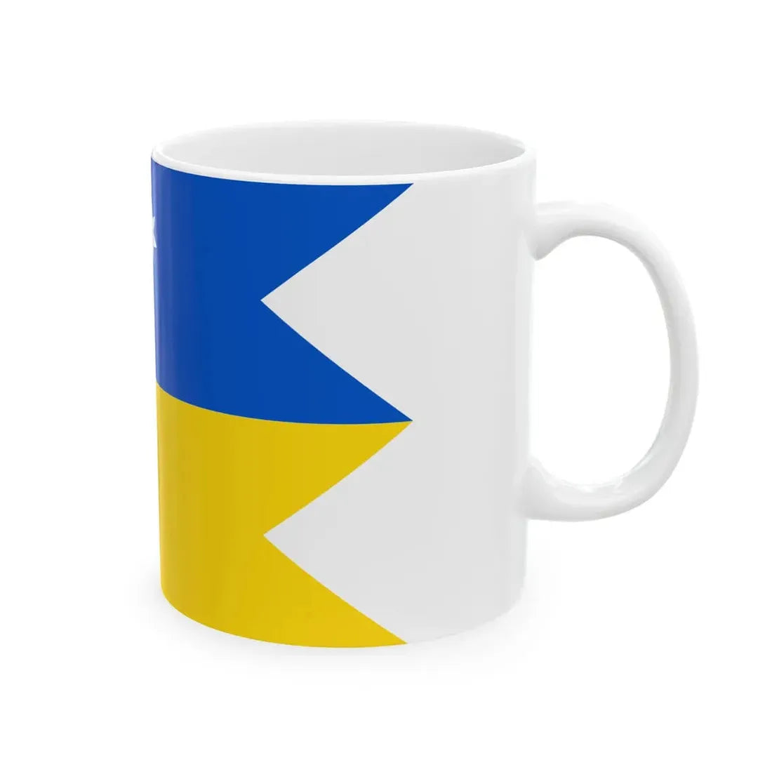 Satakunta-flag (Finland) White Coffee Mug - Go Mug Yourself