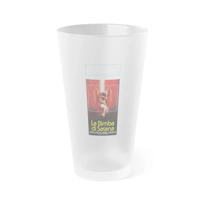 SATAN'S BABY DOLL 1982 Movie Poster - Frosted Pint Glass 16oz 16oz Frosted - Go Mug Yourself