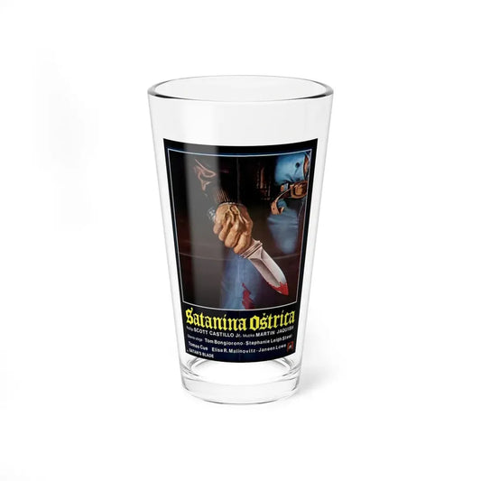 SATAN'S BLADE 1984 Movie Poster - Pint Glass 16oz 16oz - Go Mug Yourself