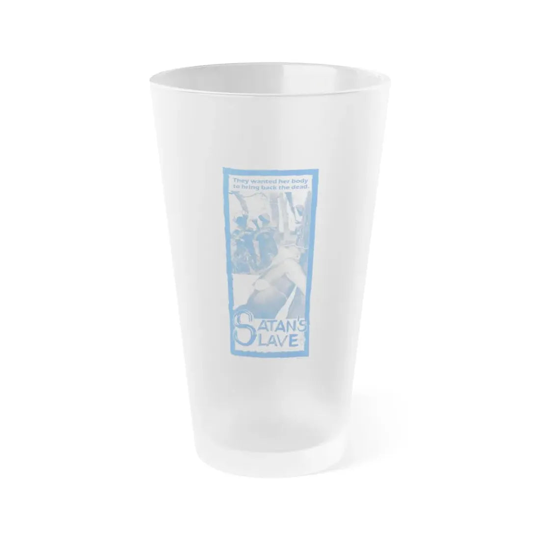 SATAN'S SLAVE (3) 1976 Movie Poster - Frosted Pint Glass 16oz 16oz Frosted - Go Mug Yourself