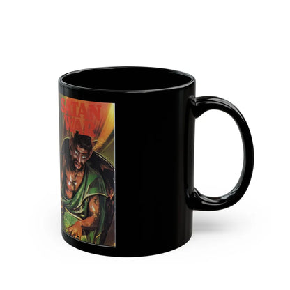 SATAN WAR (VHS COVER) - Black Coffee Mug-Go Mug Yourself