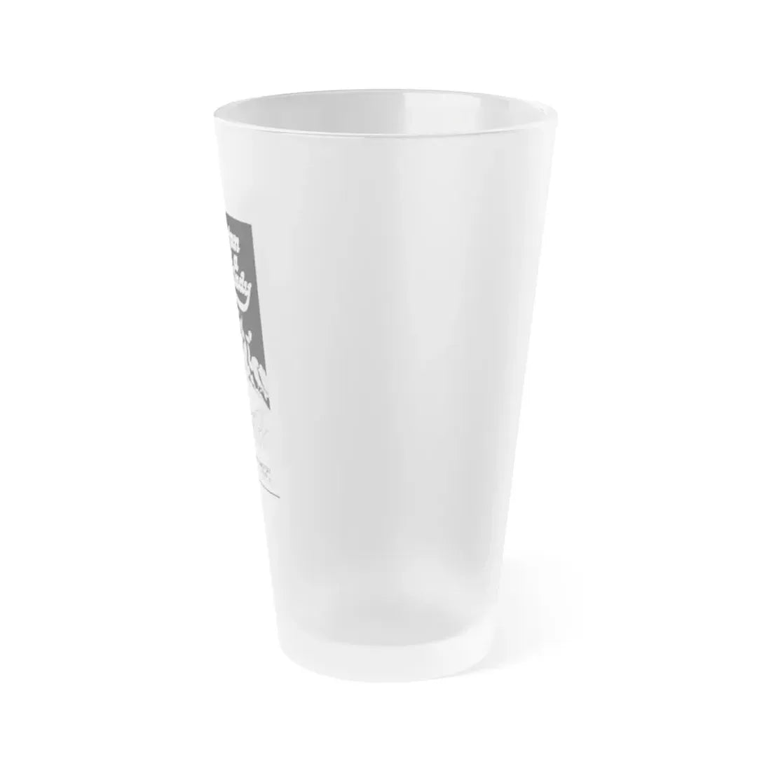 SATAN WAS A LADY 1975 Movie Poster - Frosted Pint Glass 16oz - Go Mug Yourself