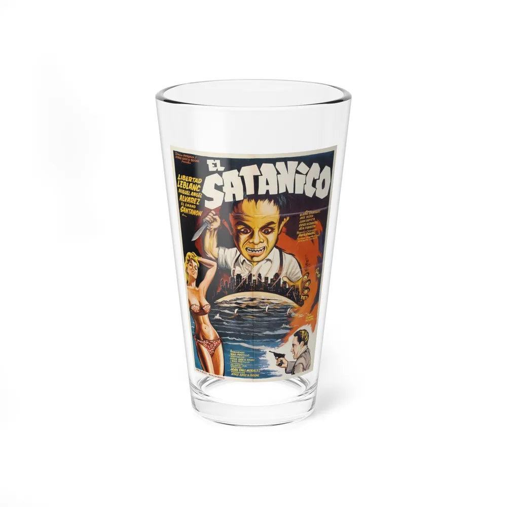 SATANIC 1968 Movie Poster - Pint Glass 16oz-16oz-Go Mug Yourself