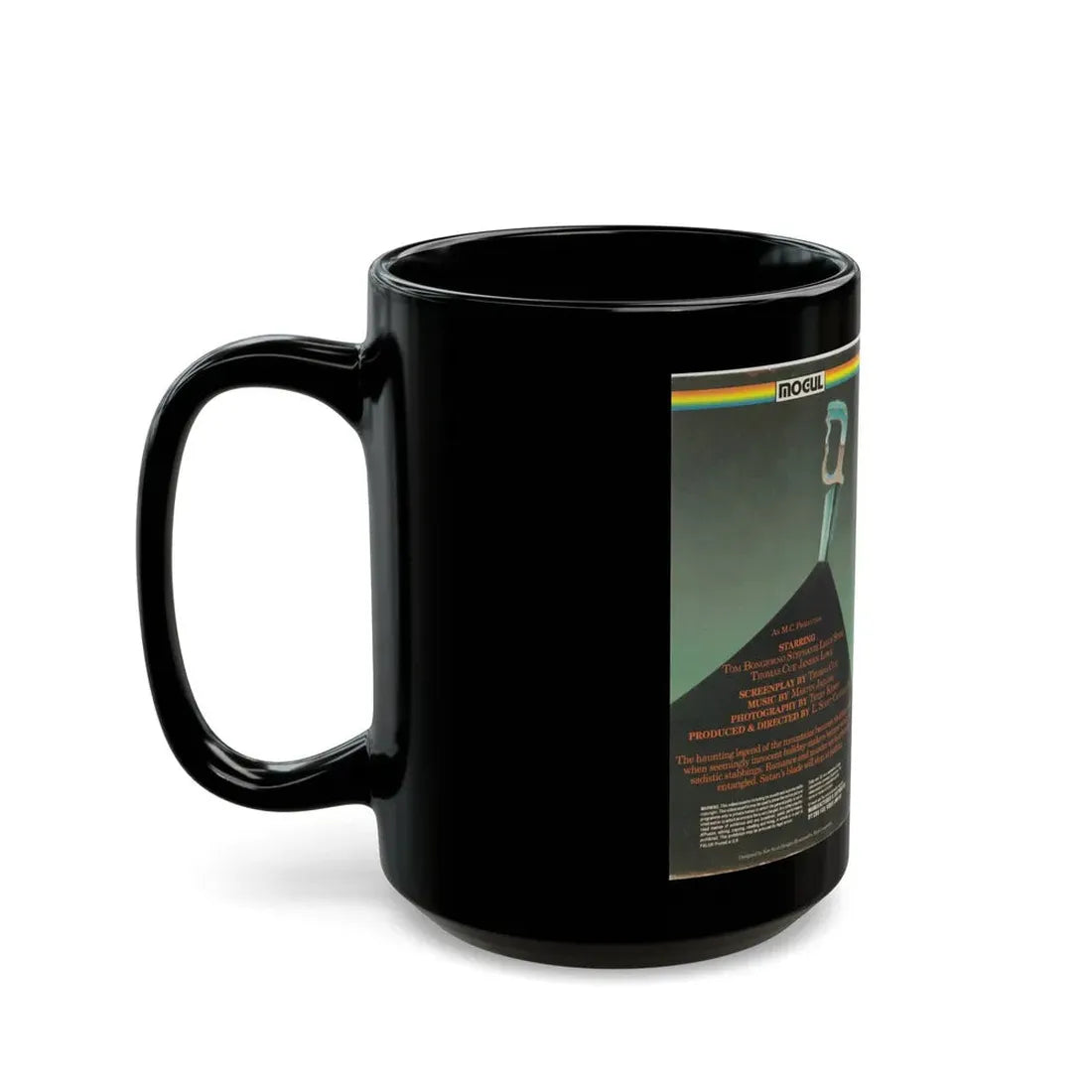 SATANS BLADE MOGUL HOME VIDEO (VHS COVER) - Black Coffee Mug - Go Mug Yourself
