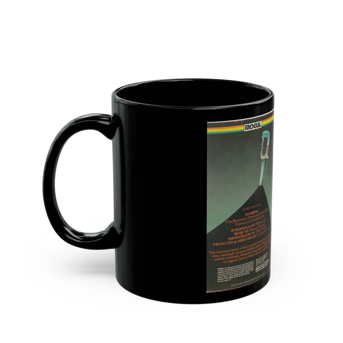 SATANS BLADE MOGUL HOME VIDEO (VHS COVER) - Black Coffee Mug - Go Mug Yourself