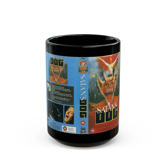 SATANS DOG (VHS COVER) - Black Coffee Mug 15oz - Go Mug Yourself