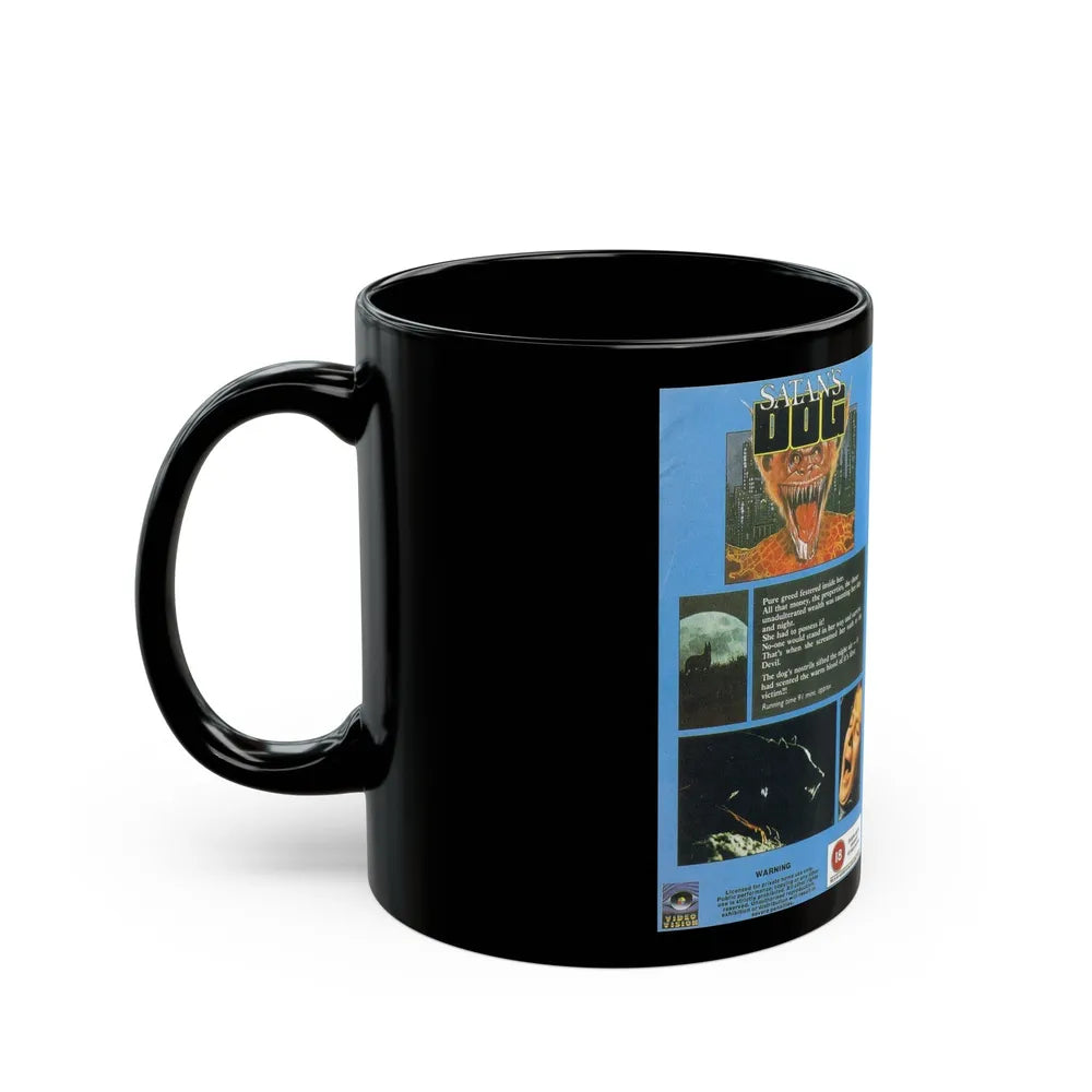 SATANS DOG (VHS COVER) - Black Coffee Mug-Go Mug Yourself