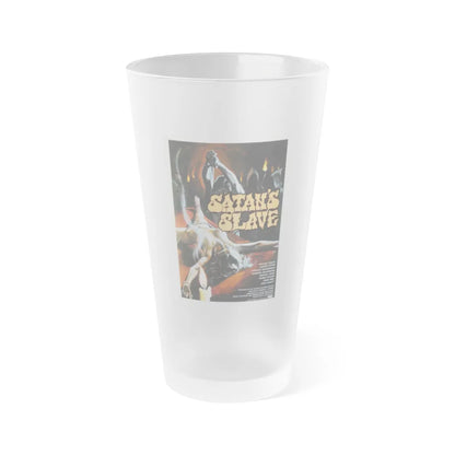 SATAN'S SLAVE 1976 Movie Poster - Frosted Pint Glass 16oz-16oz-Frosted-Go Mug Yourself