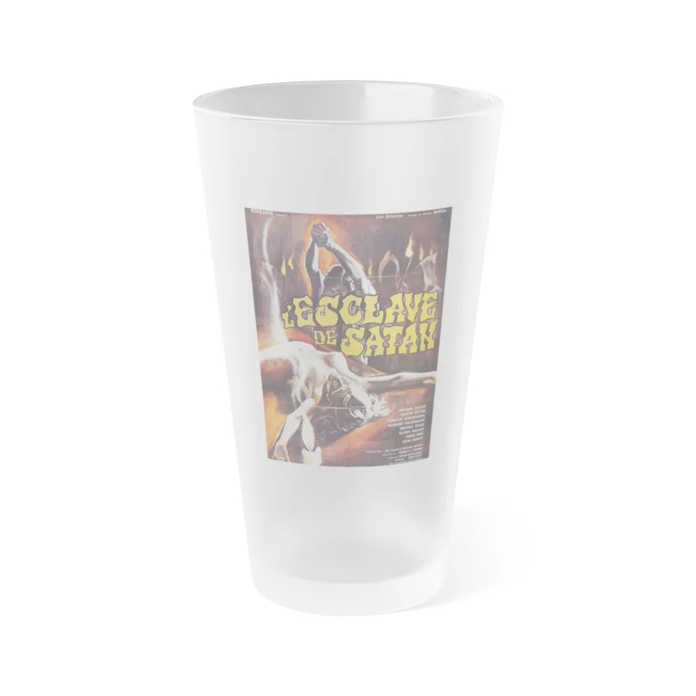 SATAN'S SLAVE (2) 1976 Movie Poster - Frosted Pint Glass 16oz-16oz-Frosted-Go Mug Yourself