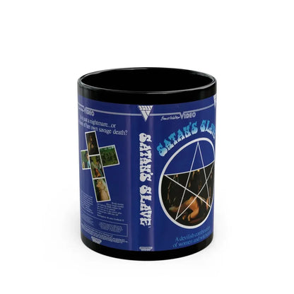 SATANS SLAVE (VHS COVER) - Black Coffee Mug 11oz - Go Mug Yourself