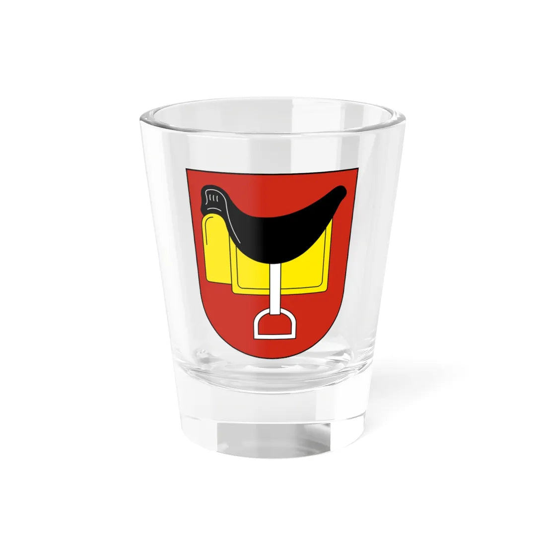 Sattel-blazon (Switzerland) (Coat of Arms) Shot Glass 1.5oz 1.5oz - Go Mug Yourself