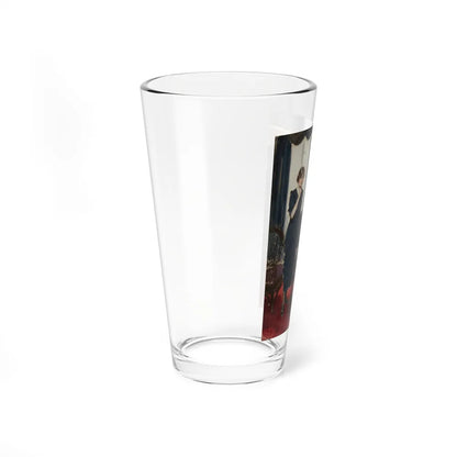 Saturday Evening Post illustration (2) (Magazine Illustration) Pint Glass 16oz-Go Mug Yourself