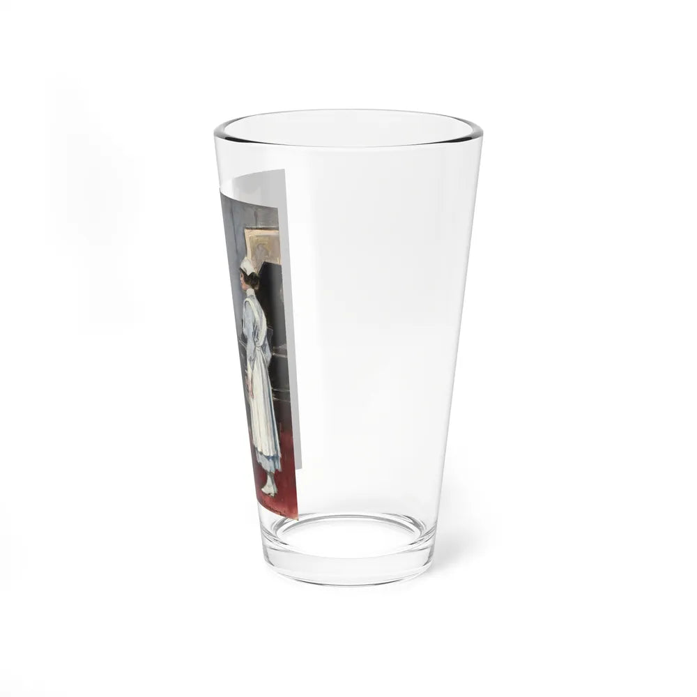 Saturday Evening Post illustration (2) (Magazine Illustration) Pint Glass 16oz-Go Mug Yourself