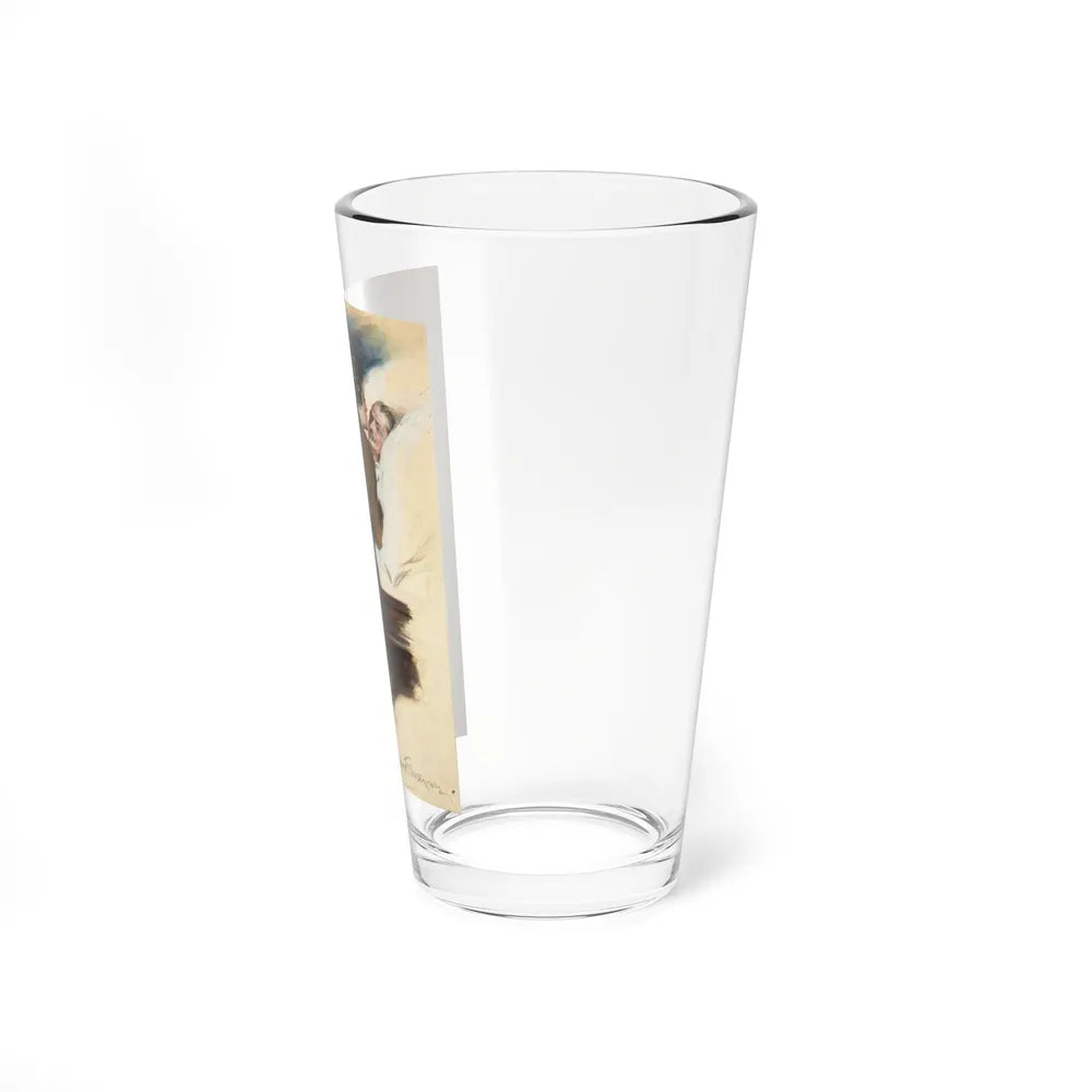 Saturday Evening Post illustration (4) (Magazine Illustration) Pint Glass 16oz-Go Mug Yourself