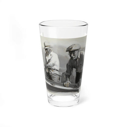 Saturday Evening Post illustration (Magazine Illustration) Pint Glass 16oz-16oz-Go Mug Yourself