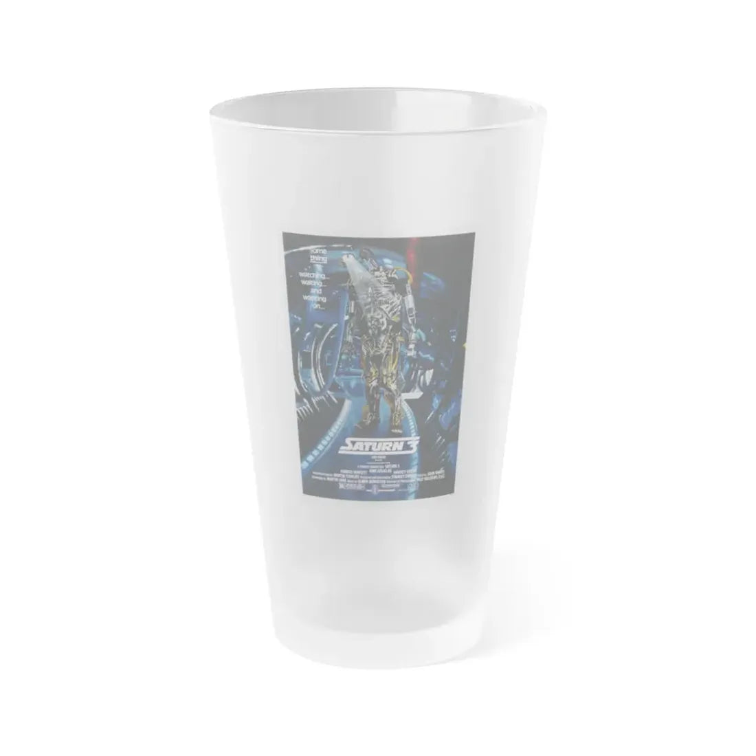 SATURN 3 1980 Movie Poster - Frosted Pint Glass 16oz 16oz Frosted - Go Mug Yourself