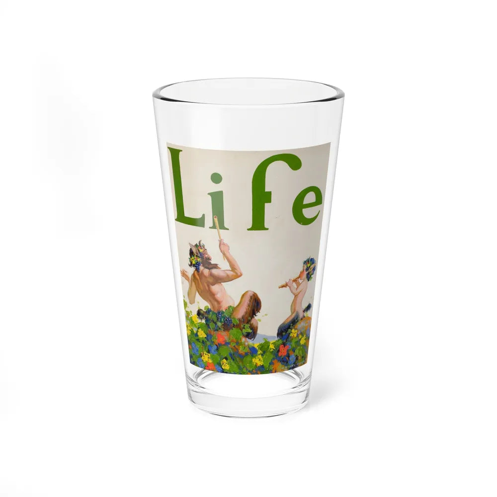 Satyr and Pan, Life Magazine cover (Magazine Illustration) Pint Glass 16oz-16oz-Go Mug Yourself