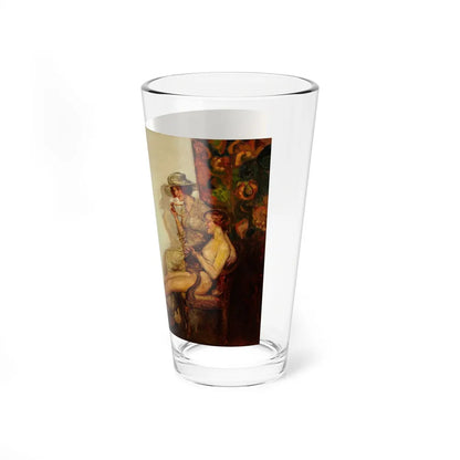 Satyr Dancing Before Women (Magazine Illustration) Pint Glass 16oz-Go Mug Yourself