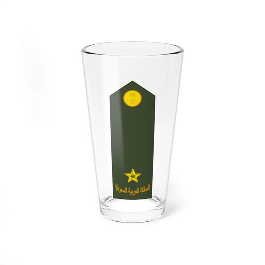 Saudi Arabia Army OF 1a (Saudi Arabia) (Military Rank) Pint Glass 16oz 16oz - Go Mug Yourself