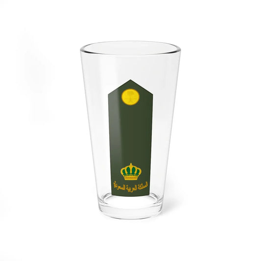 Saudi Arabia Army OF 3 (Saudi Arabia) (Military Rank) Pint Glass 16oz 16oz - Go Mug Yourself