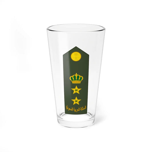 Saudi Arabia Army OF 5 (Saudi Arabia) (Military Rank) Pint Glass 16oz 16oz - Go Mug Yourself