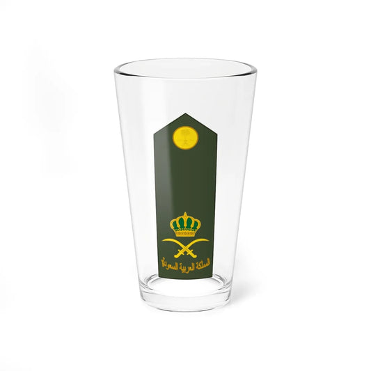 Saudi Arabia Army OF 7 (Saudi Arabia) (Military Rank) Pint Glass 16oz 16oz - Go Mug Yourself