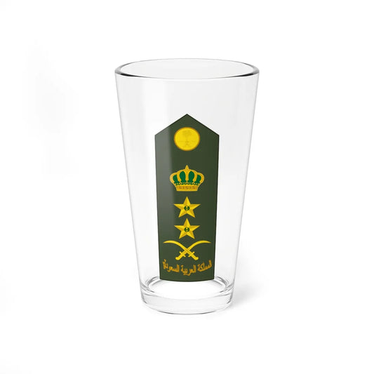 Saudi Arabia Army OF 9 (Saudi Arabia) (Military Rank) Pint Glass 16oz 16oz - Go Mug Yourself