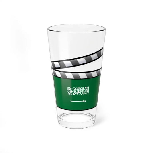 Saudi Arabia film clapperboard (Saudi Arabia) Pint Glass 16oz 16oz - Go Mug Yourself