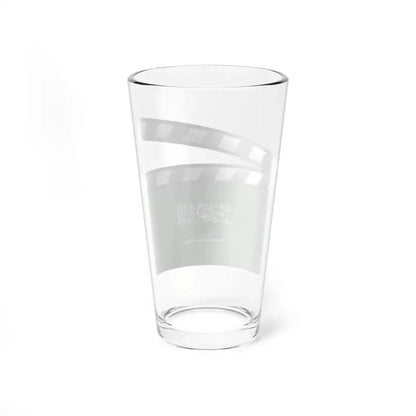 Saudi Arabia film clapperboard (Saudi Arabia) Pint Glass 16oz - Go Mug Yourself