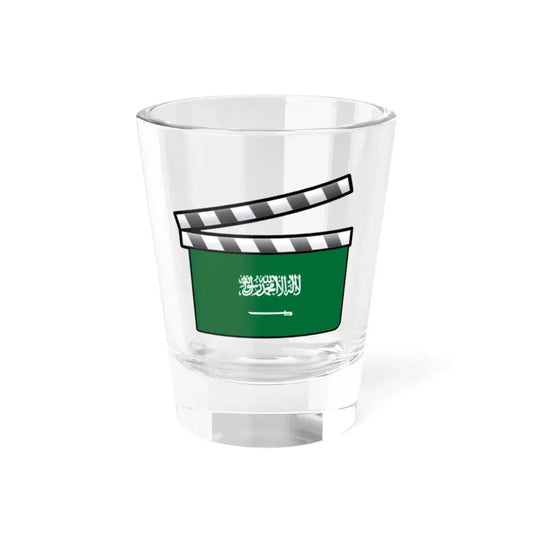 Saudi Arabia film clapperboard (Saudi Arabia) Shot Glass 1.5oz 1.5oz - Go Mug Yourself