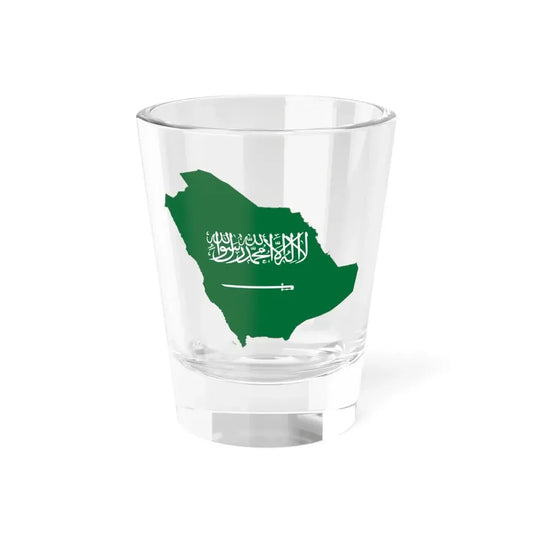Saudi Arabia-Flagmap (Saudi Arabia) Shot Glass 1.5oz 1.5oz - Go Mug Yourself
