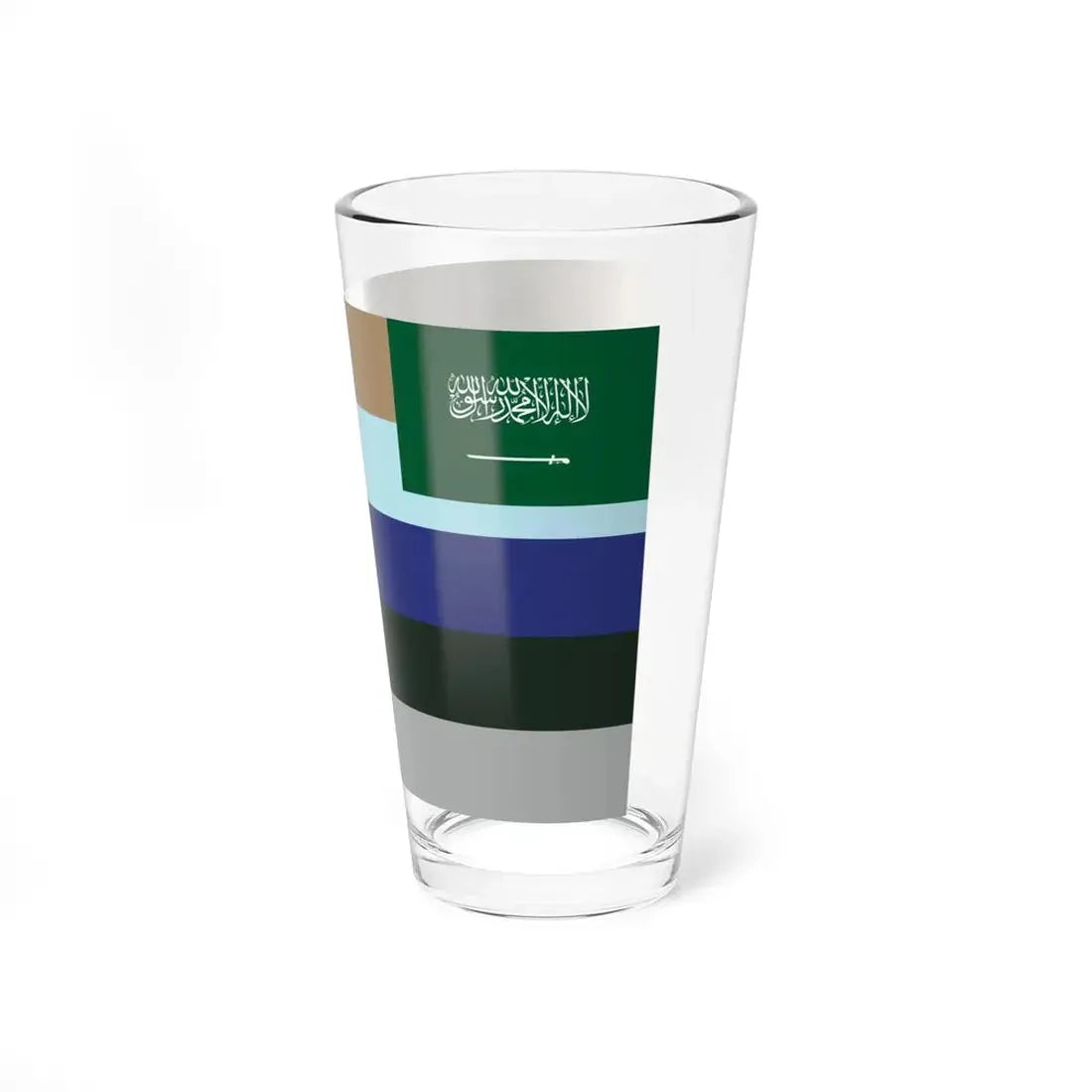 Saudi Armed Forces Flag (Saudi Arabia) Pint Glass 16oz - Go Mug Yourself