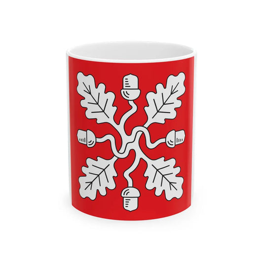 Saue valla lipp (Estonia) White Coffee Mug 11oz - Go Mug Yourself
