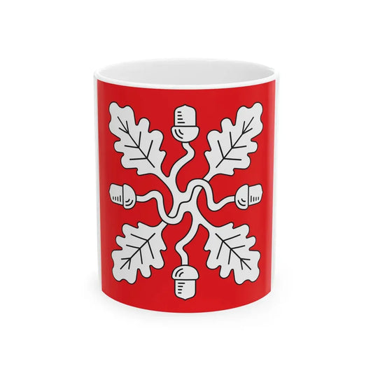 Saue valla lipp (Estonia) White Coffee Mug 11oz - Go Mug Yourself