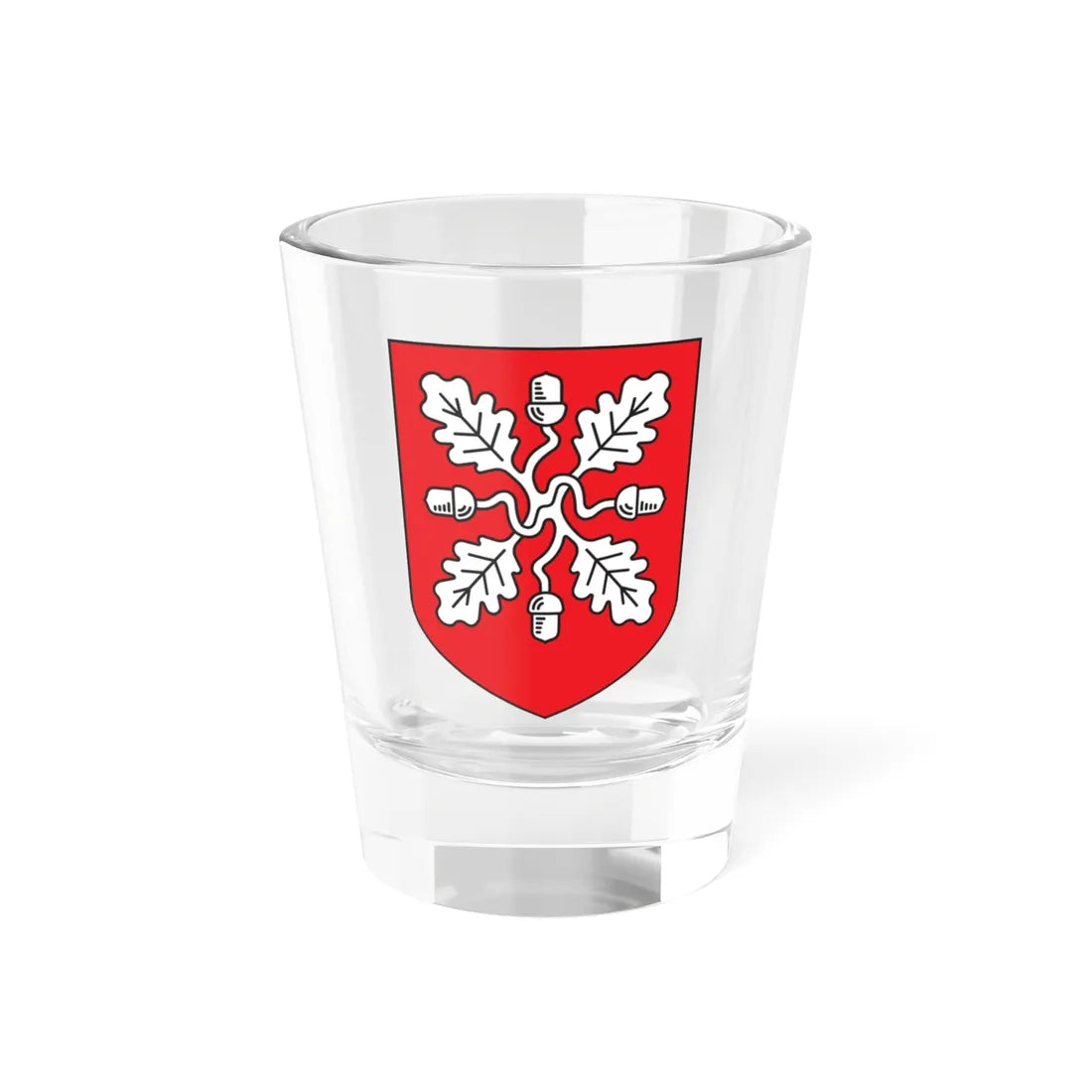 Saue valla vapp (Estonia) (Coat of Arms) Shot Glass 1.5oz 1.5oz - Go Mug Yourself