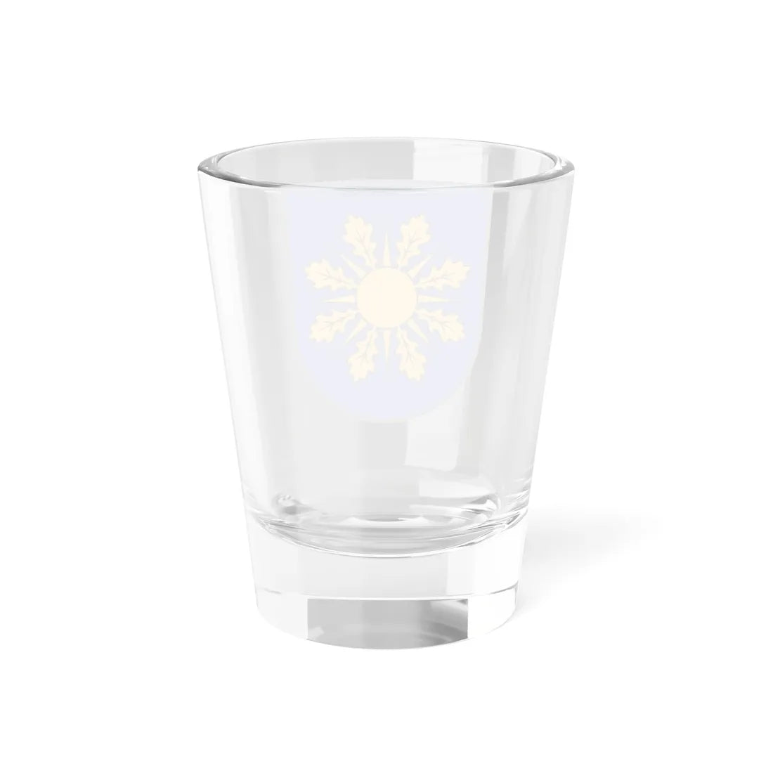Saulkrastu novada ģerbonis (Latvia) (Coat of Arms) Shot Glass 1.5oz - Go Mug Yourself