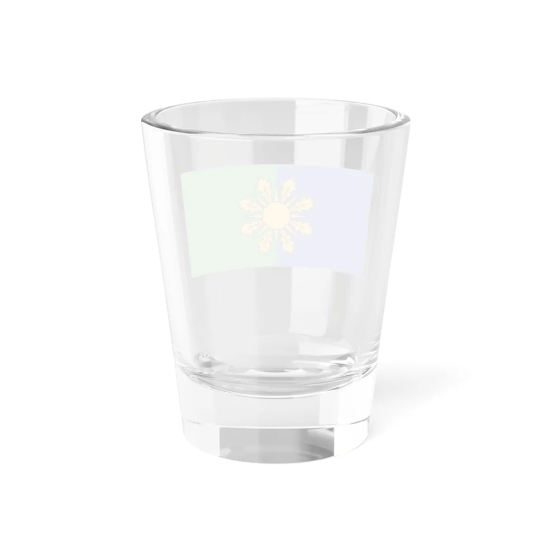 Saulkrastu novada karogs (Latvia) Shot Glass 1.5oz - Go Mug Yourself