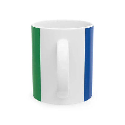 Saulkrastu novada karogs (Latvia) White Coffee Mug - Go Mug Yourself