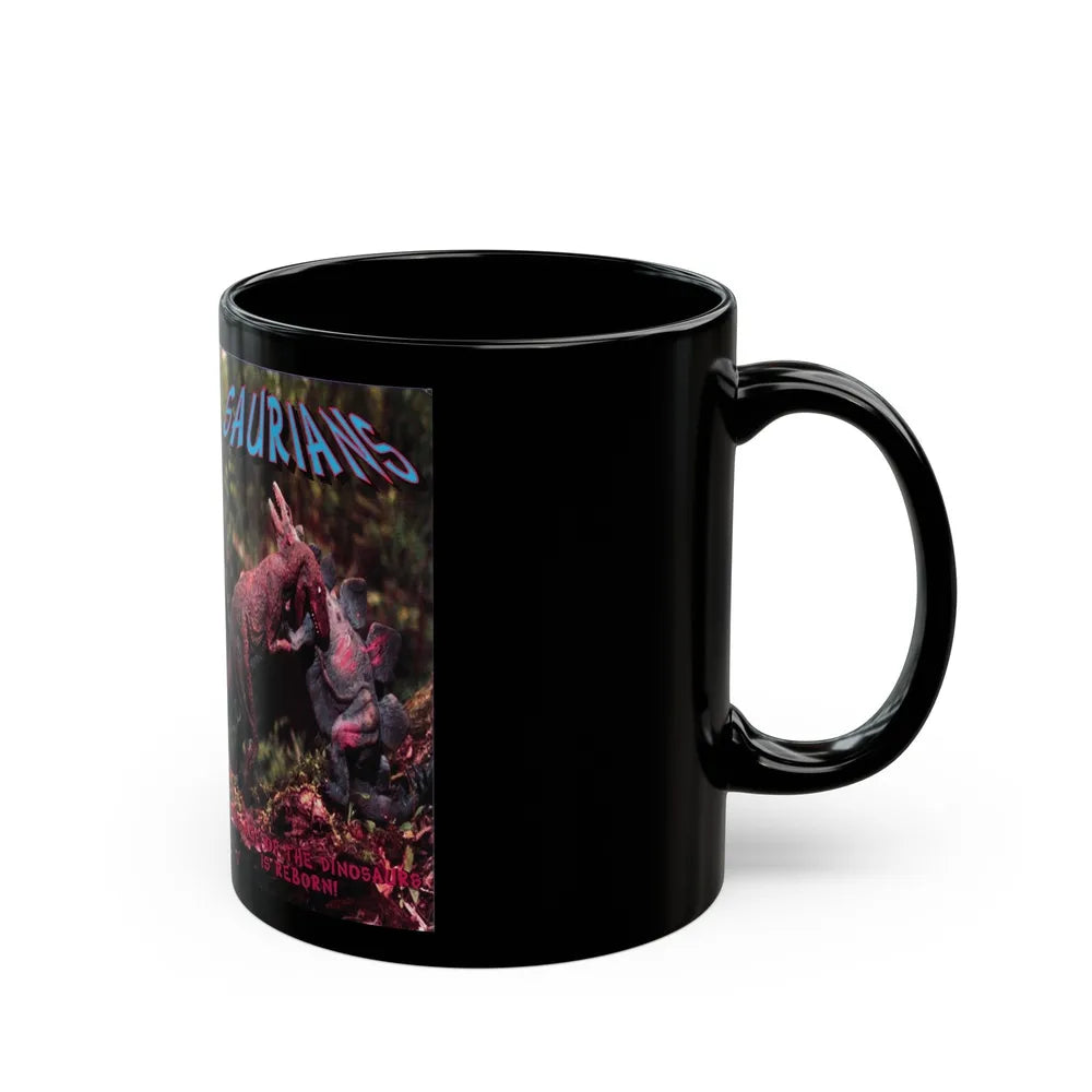 SAURIANS (VHS COVER) - Black Coffee Mug-Go Mug Yourself