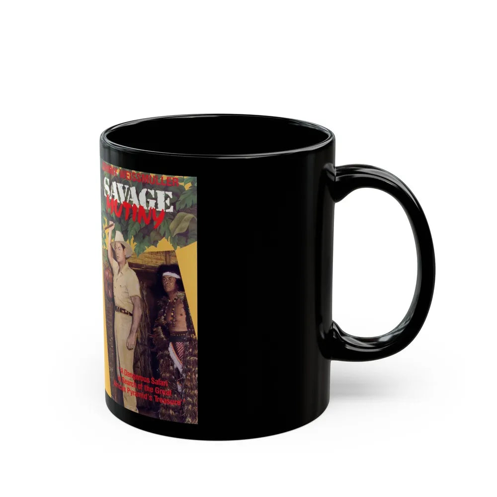 SAVAGE MUTINY (VHS COVER) - Black Coffee Mug-Go Mug Yourself