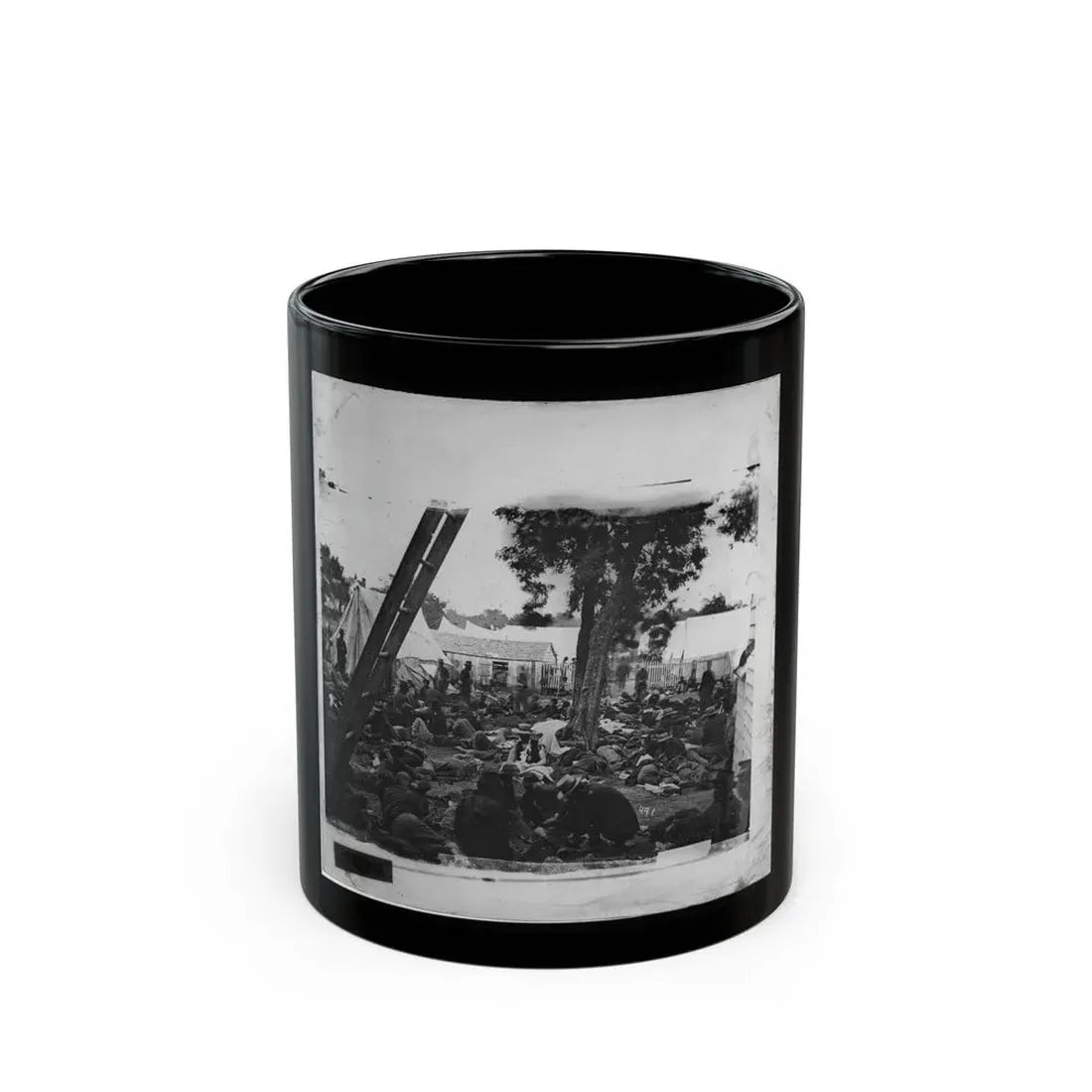 Savage Station, Va. Field Hospital After The Battle Of June 27 (U.S. Civil War) Black Coffee Mug 11oz - Go Mug Yourself