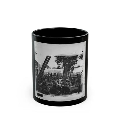 Savage Station, Va. Field Hospital After The Battle Of June 27 (U.S. Civil War) Black Coffee Mug 11oz - Go Mug Yourself