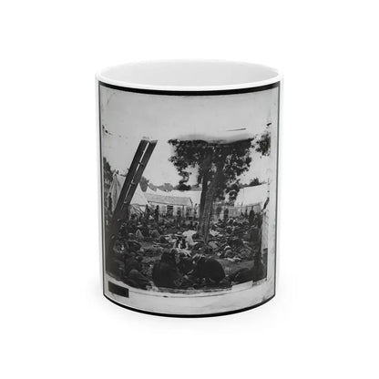 Savage Station, Va. Field Hospital After The Battle Of June 27 (U.S. Civil War) White Coffee Mug 11oz - Go Mug Yourself
