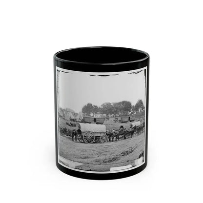Savage Station, Va. Headquarters Of Gen. George B. Mcclellan On The Richmond & York River Railroad (U.S. Civil War) Black Coffee Mug 11oz - Go Mug Yourself