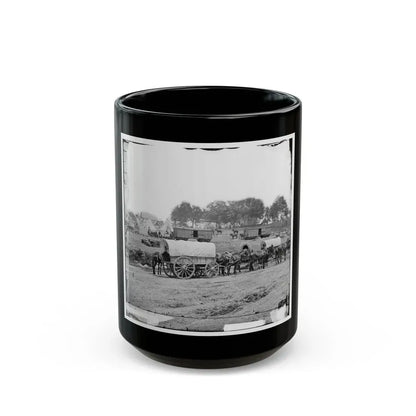 Savage Station, Va. Headquarters Of Gen. George B. Mcclellan On The Richmond & York River Railroad (U.S. Civil War) Black Coffee Mug 15oz - Go Mug Yourself