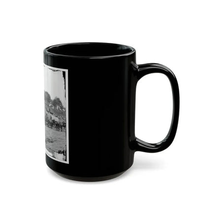 Savage Station, Va. Headquarters Of Gen. George B. Mcclellan On The Richmond & York River Railroad (U.S. Civil War) Black Coffee Mug - Go Mug Yourself